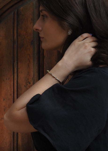 opuntia pulsera plata