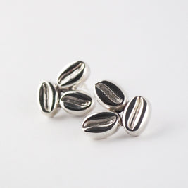 Pendientes café triple